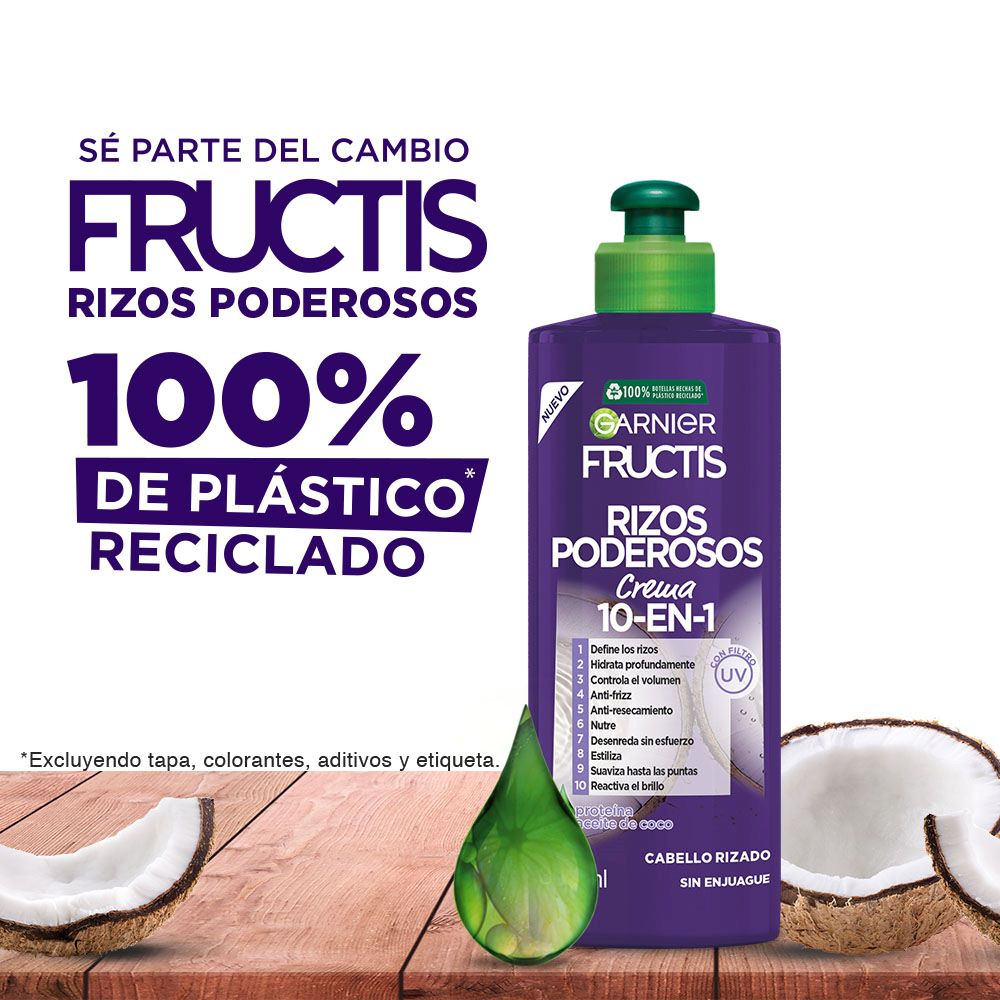 Garnier Fructis Powerful Curls 10 IN 1 Styling Hair Cream 300ml