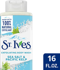 St Ives Sea Salt & Pacific Kelp Exfoliating Body Wash 473ml