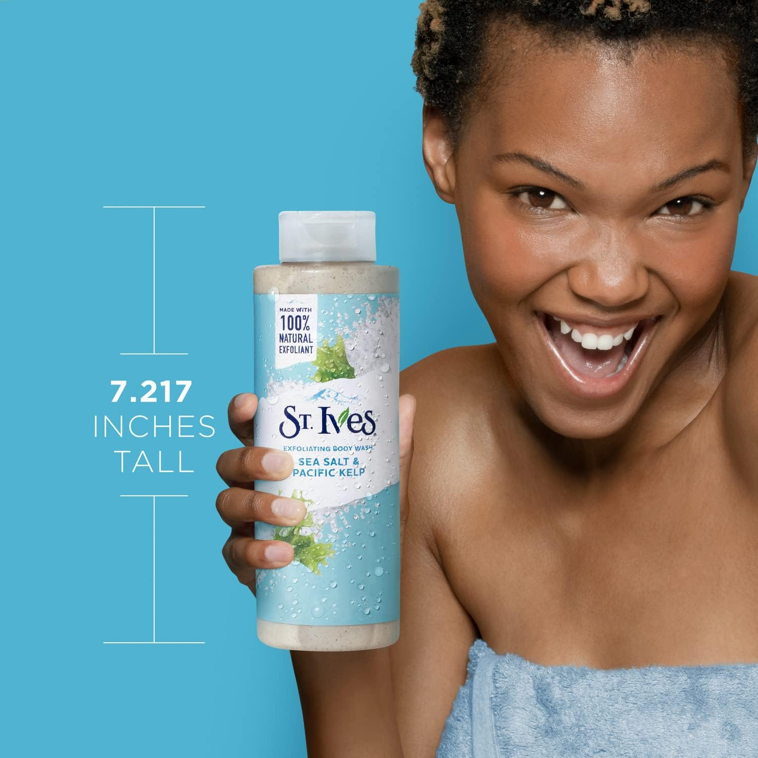 St Ives Sea Salt & Pacific Kelp Exfoliating Body Wash 473ml