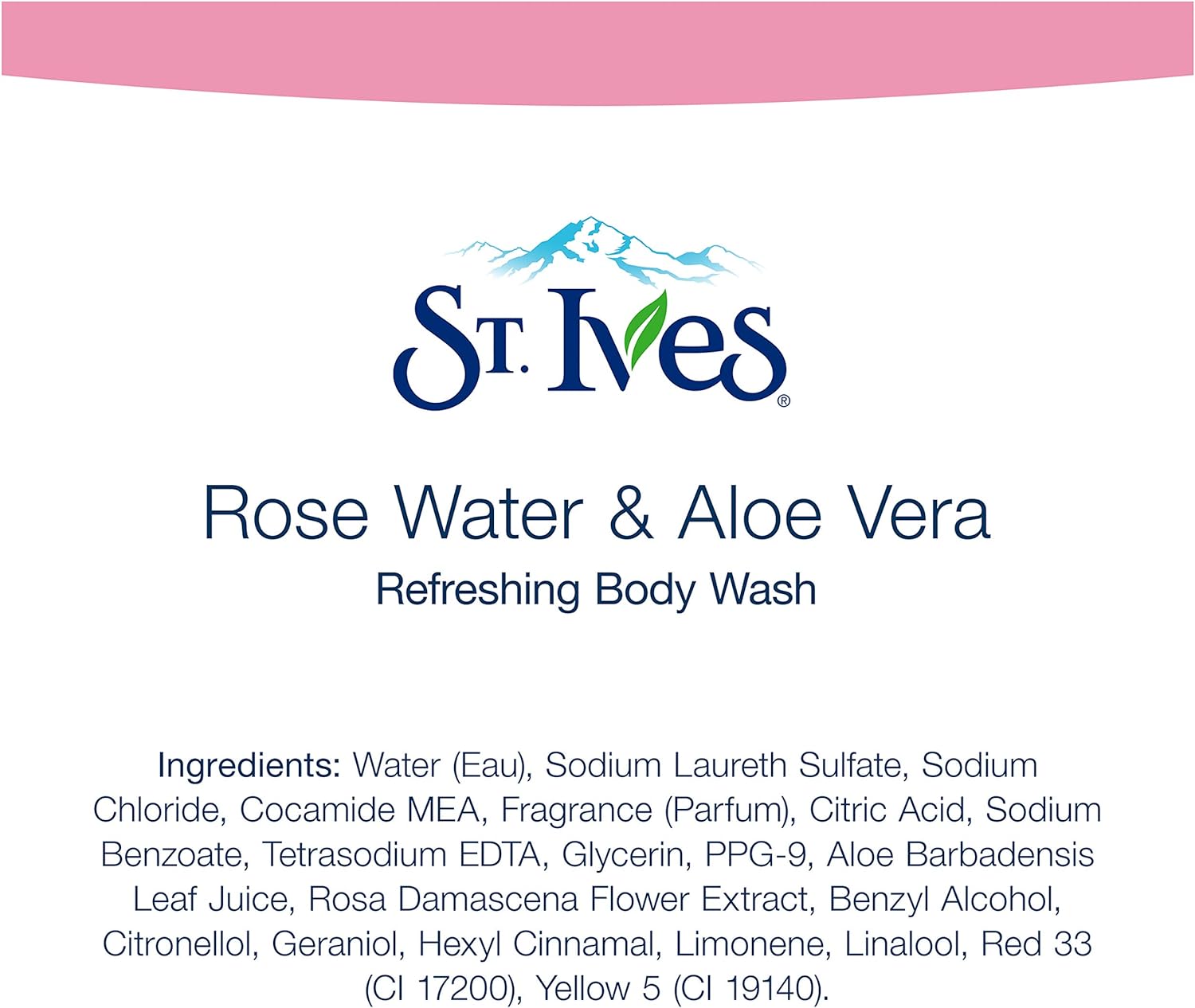 St Ives Rose & Aloe Vera Body Wash 16Oz