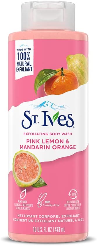 St Ives Pink Lemon & Mandarin Orange Body Wash 16Oz