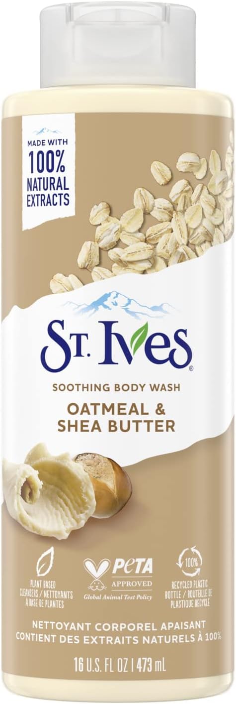 St Ives Oatmeal & Shea Butter Body Wash 16Oz