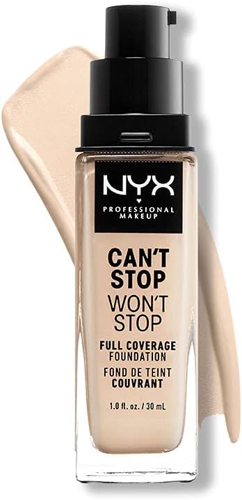 NYX Can't Stop Won't Stop Full Coverage Foundation 30ml - Pale