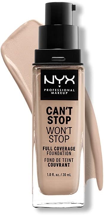 NYX Can't Stop Won't Stop Full Coverage Foundation 30ml - Porcelain