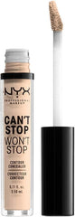 NYX Can't Stop Won't Stop Contour Concealer 3.5ml - Light Ivory