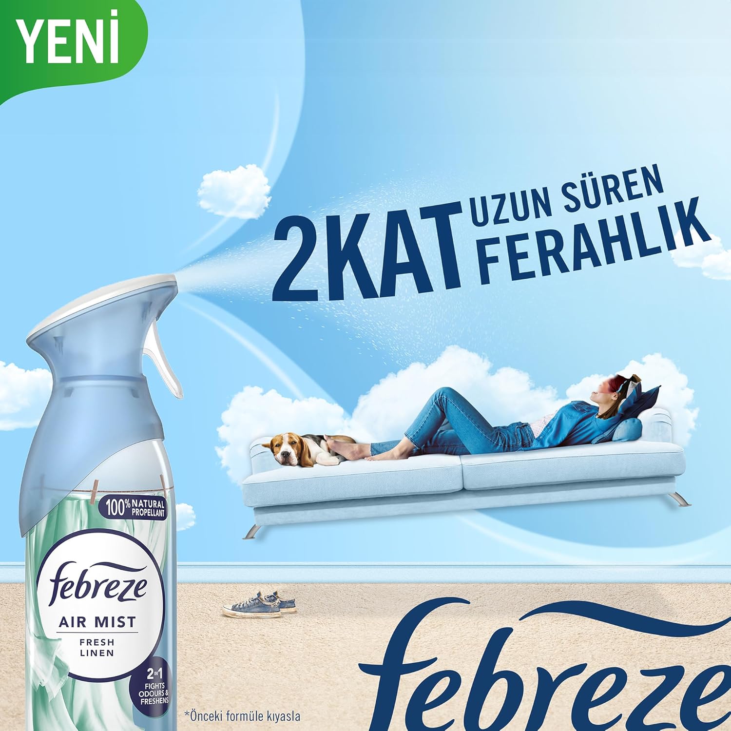 Febreze Fresh Linen Air Freshener 185Ml