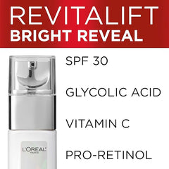 LOreal Revitalift SPF30 Bright Reveal Brightening Day Moisturizer 30ml