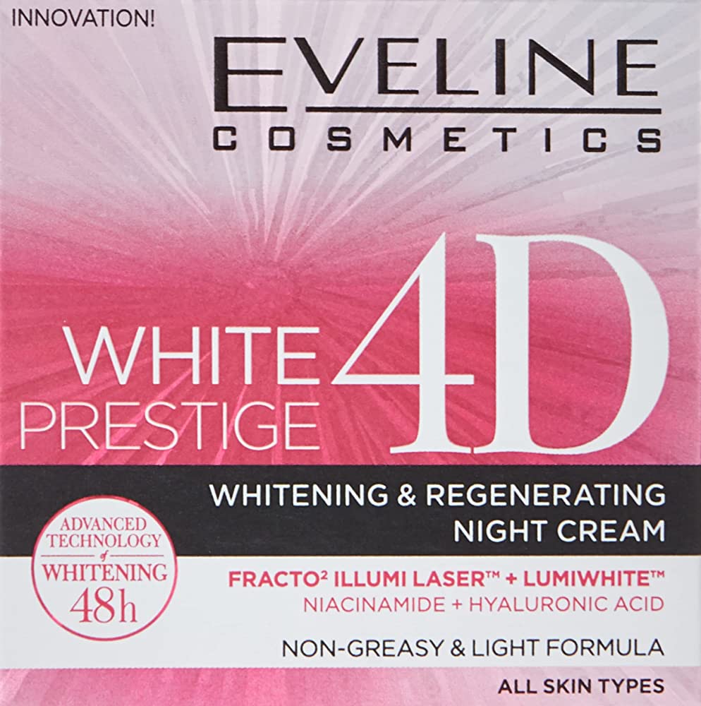 EVENLINE COSMETICS White Prestige 4D Intensive Whitening Night Cream, 50 ml