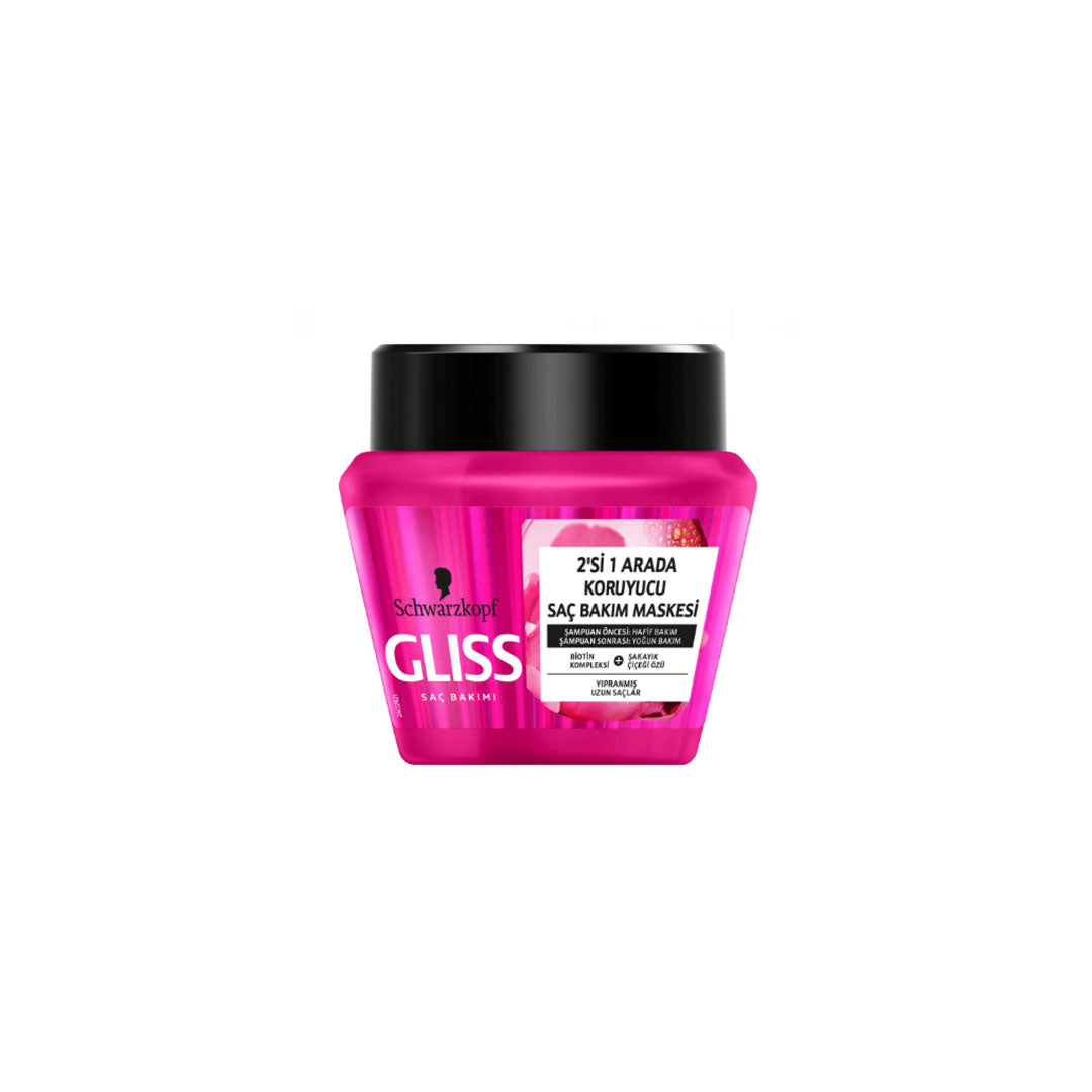 Schwarzkopf Gliss 2 In 1 Protectora Hair Mask 300ml