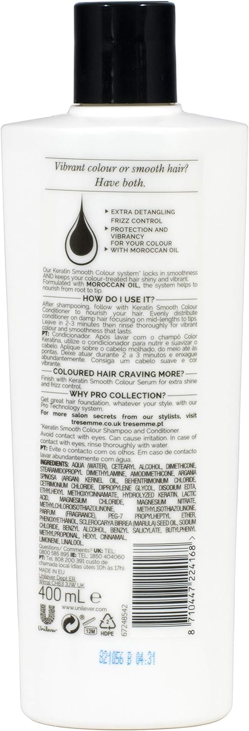 Tresemme Colour Keratin Smooth Conditioner 400ml