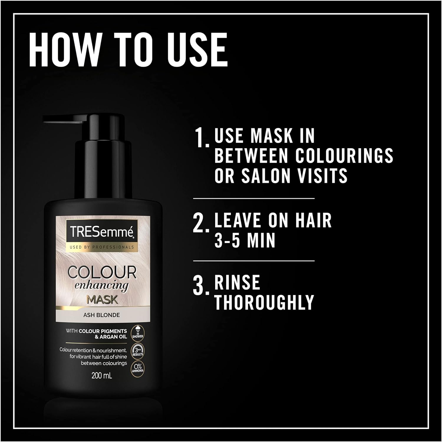 Tresemme Ash Blonde Enhancing Hair Mask 200ml