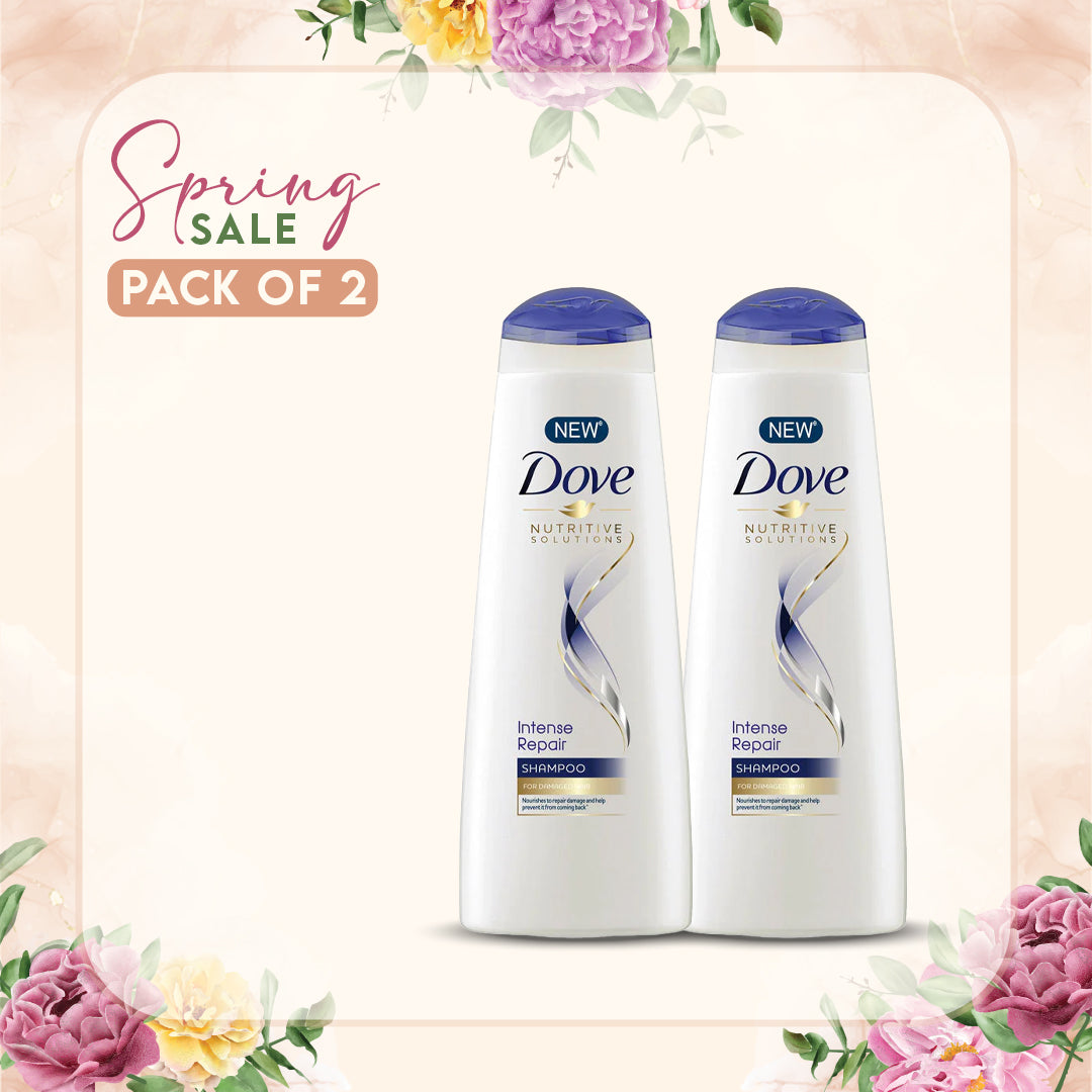 Dove Intensive Repair Shampoo 400ml (Pack of 2)