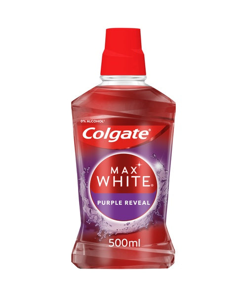 Colgate Max White Purple Mouthwash 500ml