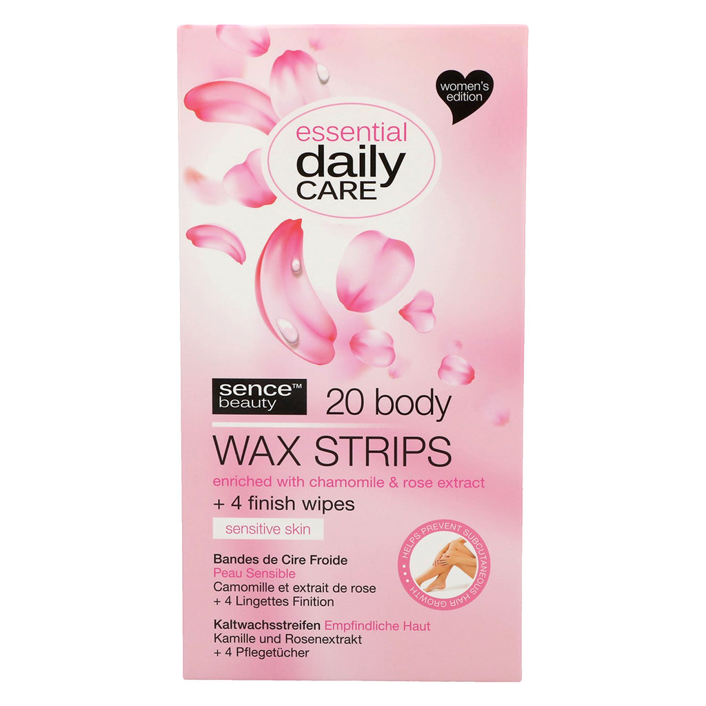 Sence Body Sensitive Skin Wax Strips 20's