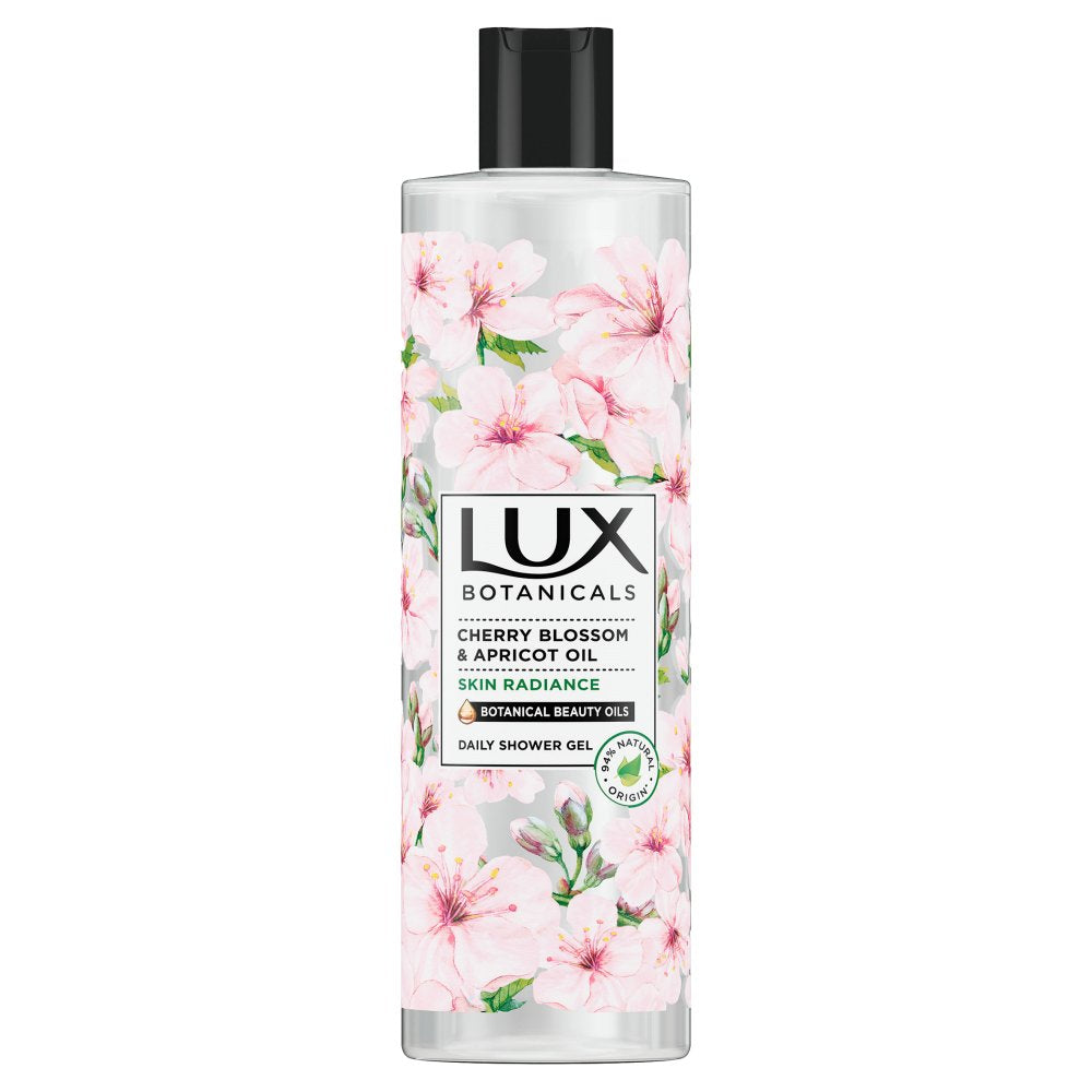 Lux Radiance Botanicals Cherry Apricot Oil Shower Gel 500ml