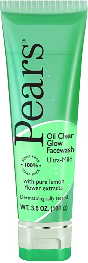 Pears Lemon Extracts Oil Clear Glow Face Wash 100g