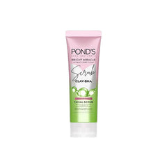 Ponds Bright Miracle Clay-Bha Niasorcinol Facial Scrub 100g