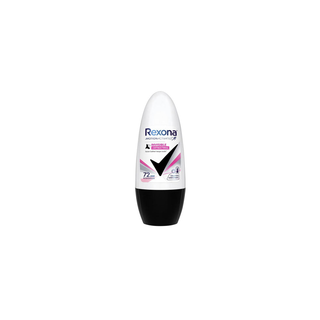 Rexona Invisible + Anti-Bacterial Deo Roll-On 45ml