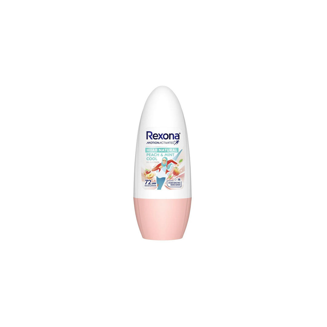 Rexona Hijab Deo Roll-On Natural Peach & Mint Cool 45ml