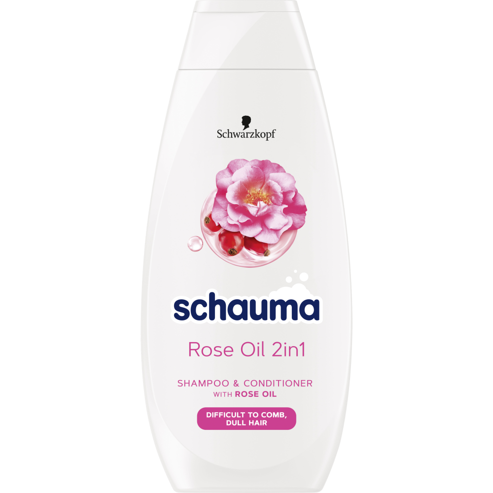 Schauma Rose 2 In 1 Shampoo 400ml