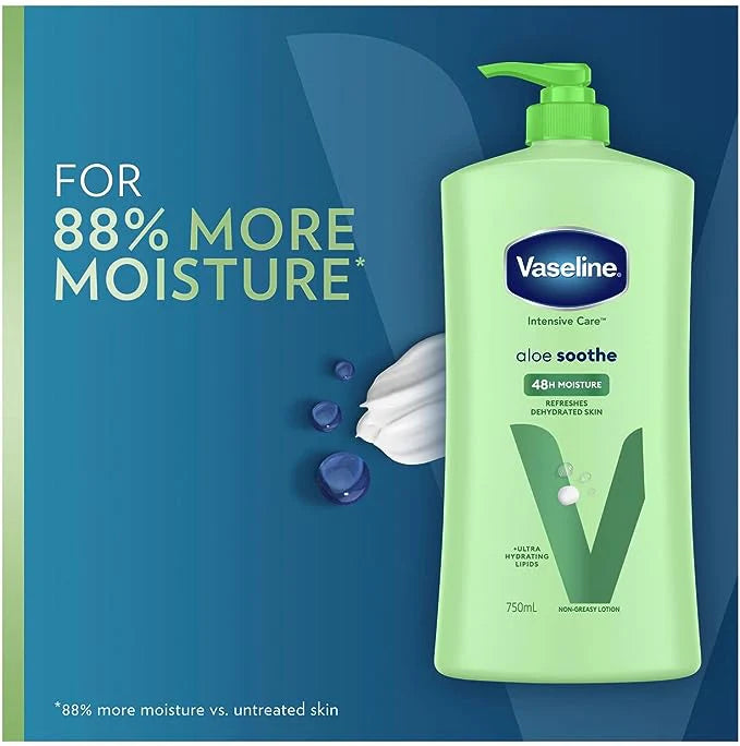 Vaseline Aloe Soothe Body Lotion 750ml