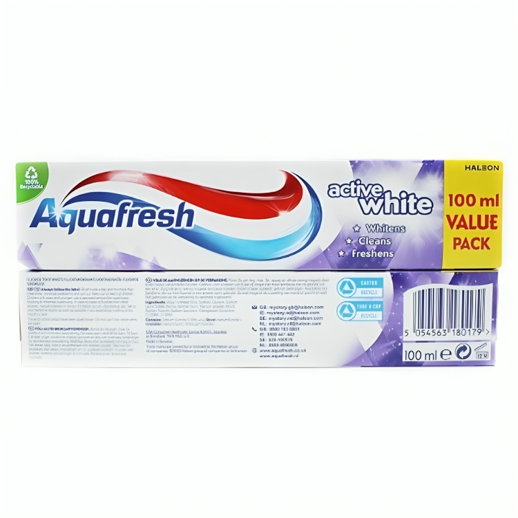 Aquafresh Active White Tooth Paste 100ml