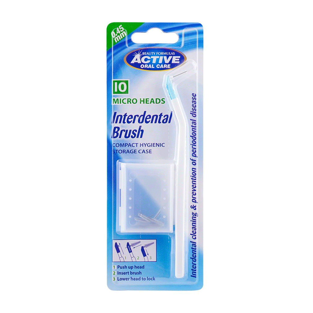 Beauty Formula Active Interdental Brush (10 Micro Heads)