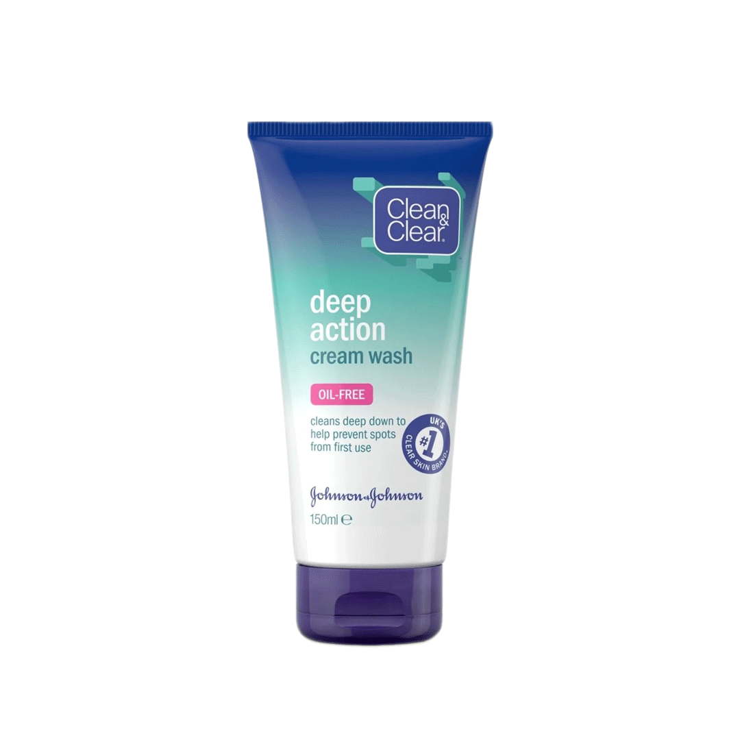 Clean and Clear Deep Action Cream Face Wash 150ml