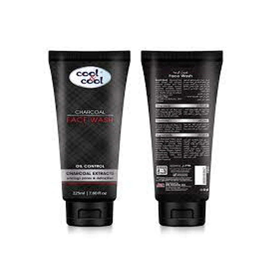 Cool & Cool Charcoal Face Wash 225ml