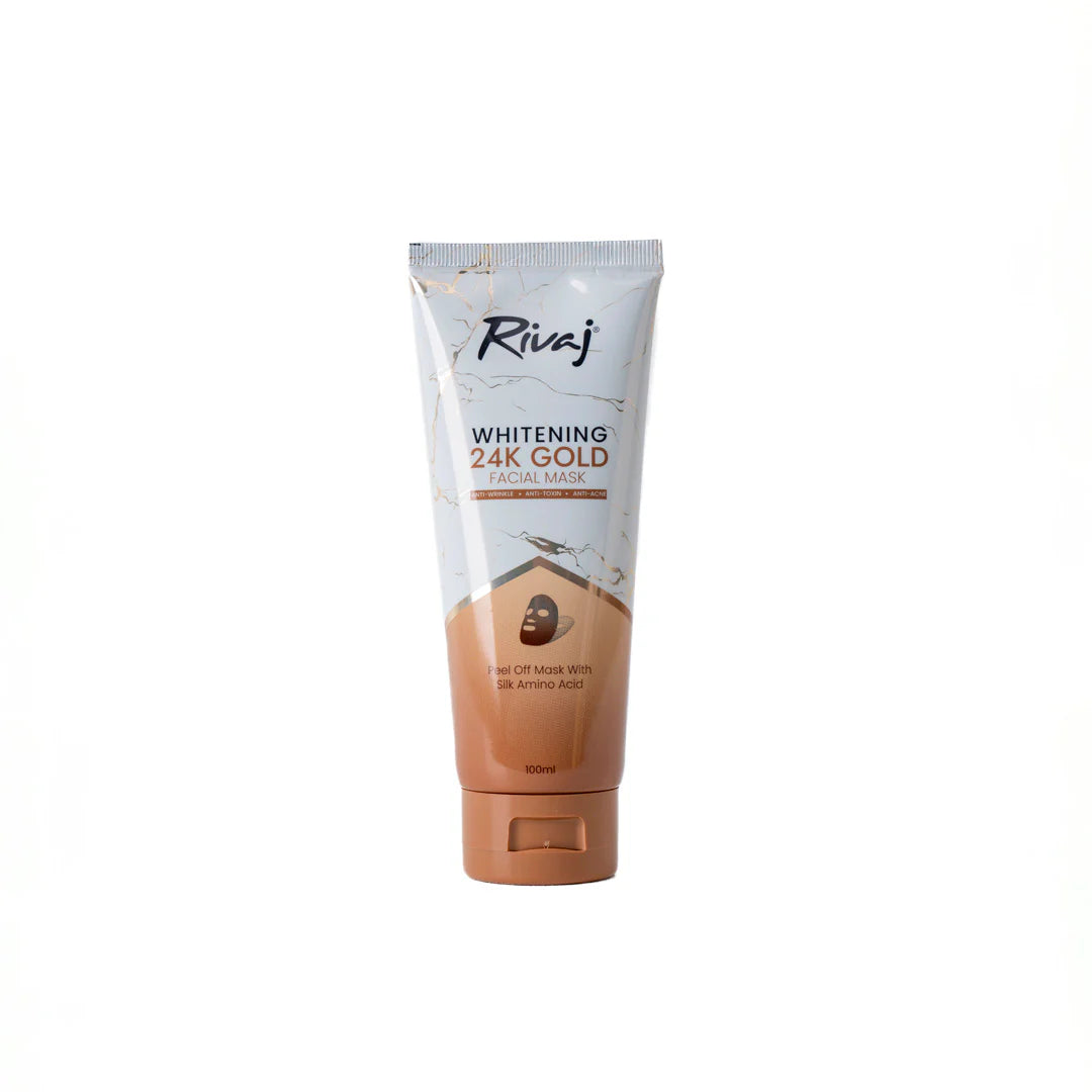 Rivaj UK Whitening 24K Gold Facial Mask (100ml)