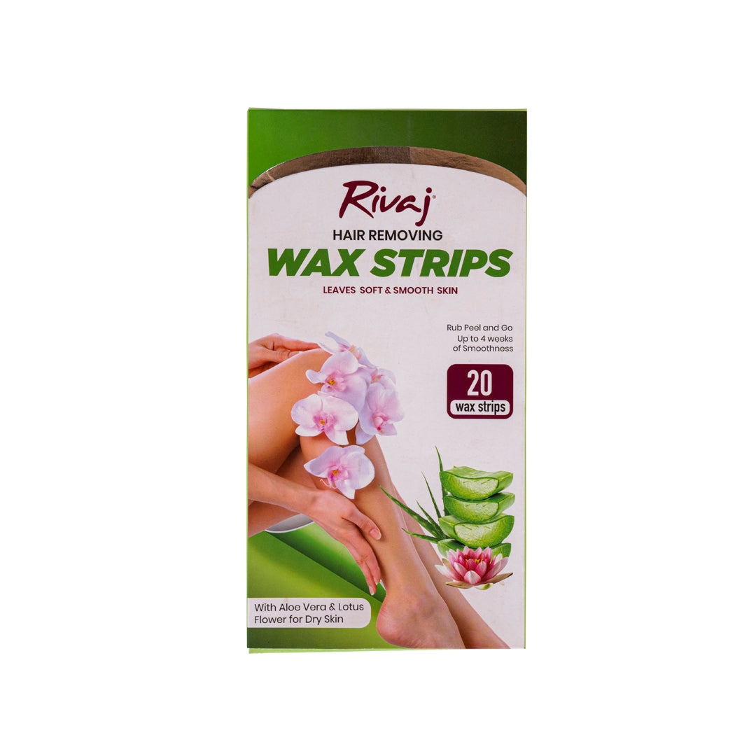 Rivaj Aloe Vera & Lotus Flower Body Strip 20'S