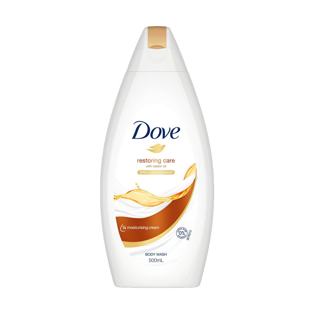 Dove Restoring Care 0% Castor Oil Body Wash 500ml