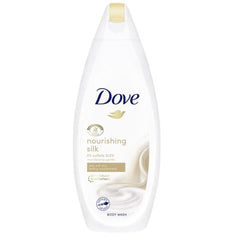 Dove Silk Glow Body Wash With Long Lasting Fragrance 500ml -  مل500  جل استحمام لبشرة حريرية متوهجة مع رائحة لا تقاوم و تدوم طويلا