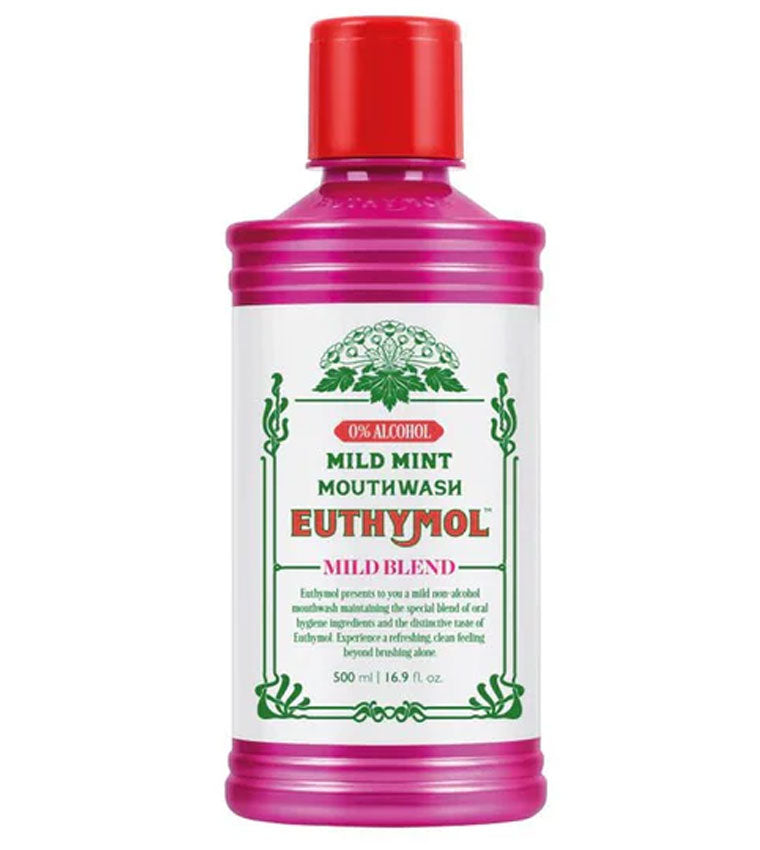 Euthymol Mild Mint Mouth Wash 500ml