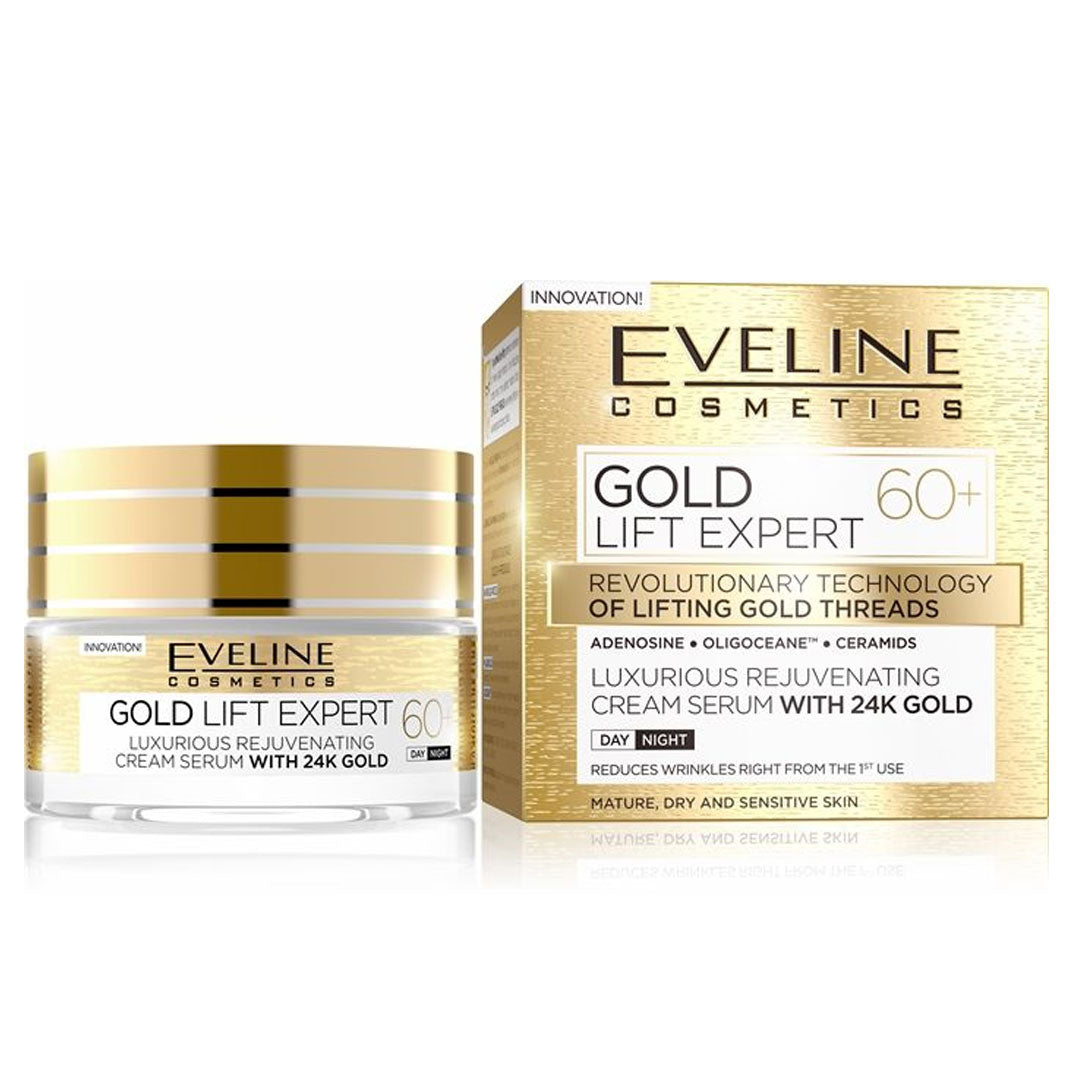 Eveline Gold Lift Expert 60+ Day & Night Face Cream 50ml