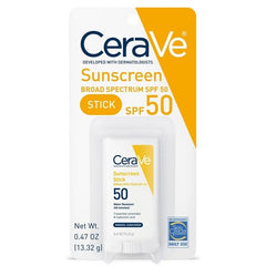 Cerave SPF50 Sunscreen Stick 0.47Oz