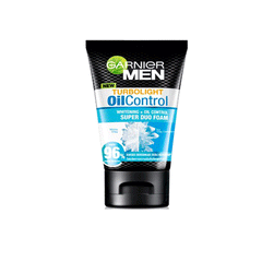 Garnier Men TurboLight Super Duo Face Wash 100ml