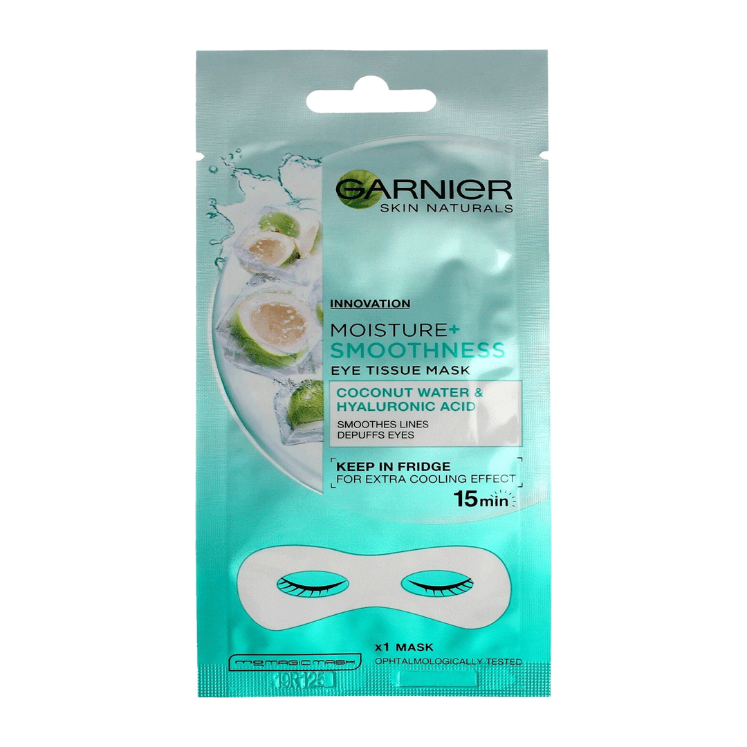 Garnier Skin Naturals Innovation Moisture + Smoothness Eye Tissue Mask 6g