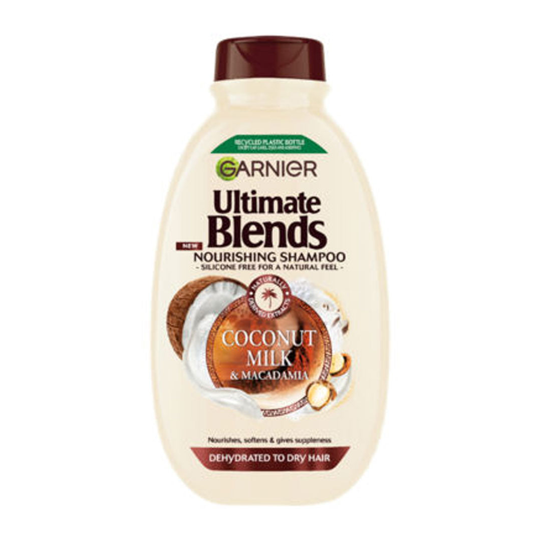 Garnier Ultimate Blends Coco Milk & Macadamia Shampoo 400ml