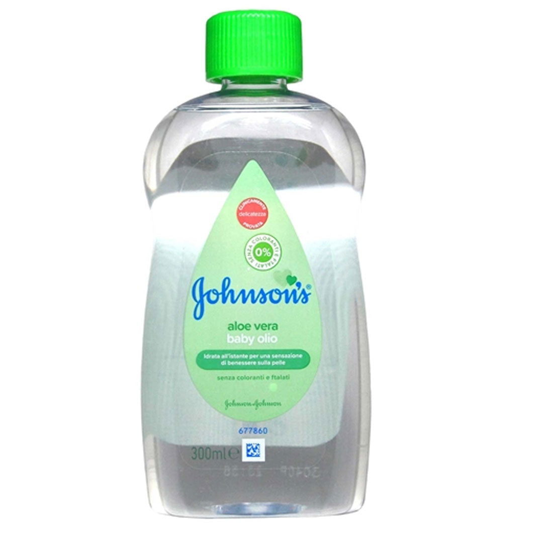 Johnson's Aloe Vera Baby Oil 300ml