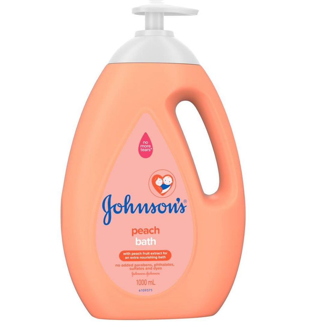 Johnsons Peach Baby Bath Shower Gel 1000ml