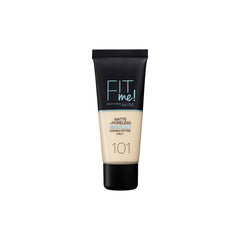 Maybelline New York Fit Me Matte & Poreless Foundation - 101 True Ivory