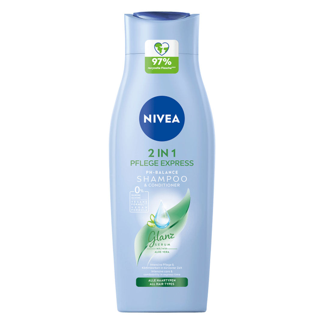 Nivea Care Express 2 In 1 Conditioner & Shampoo 400ml