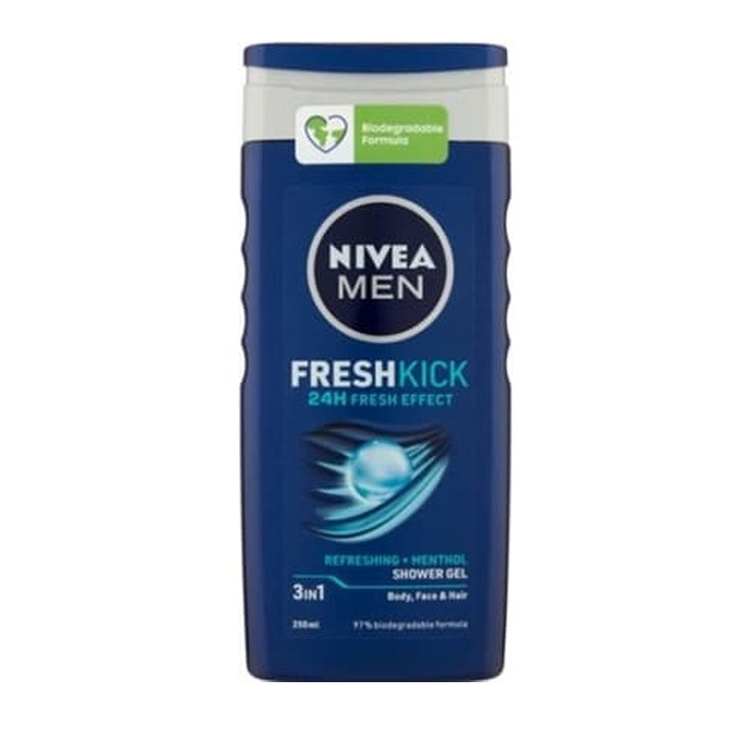 Nivea Men Fresh Kick Shower Gel 250ml