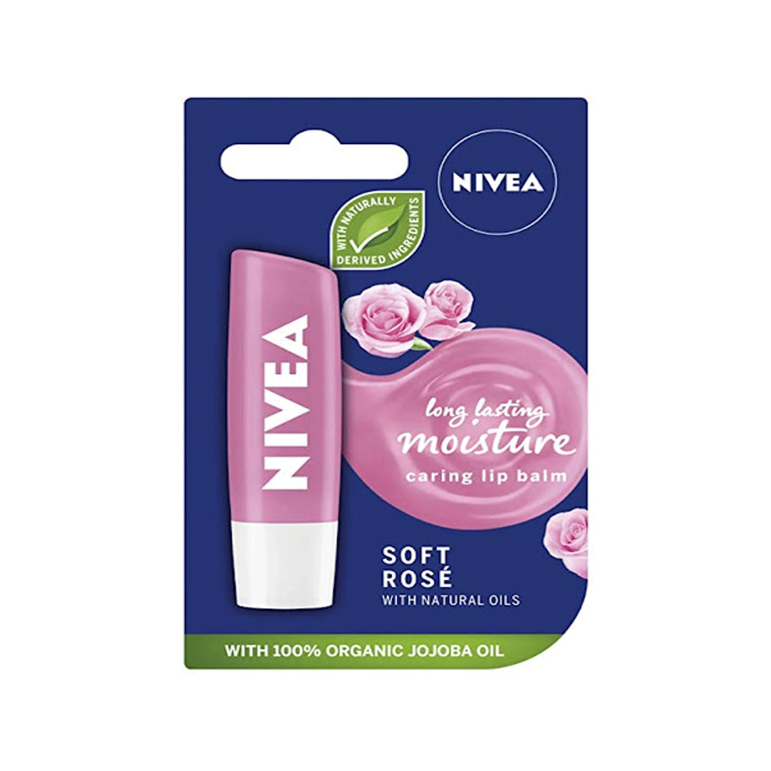 Nivea Rose Lip Care Balm 5.5ml