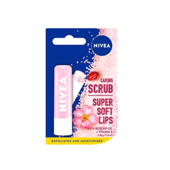 Nivea Scrub Rosehip Oil + Vitamin E Lip Balm 5.5ml