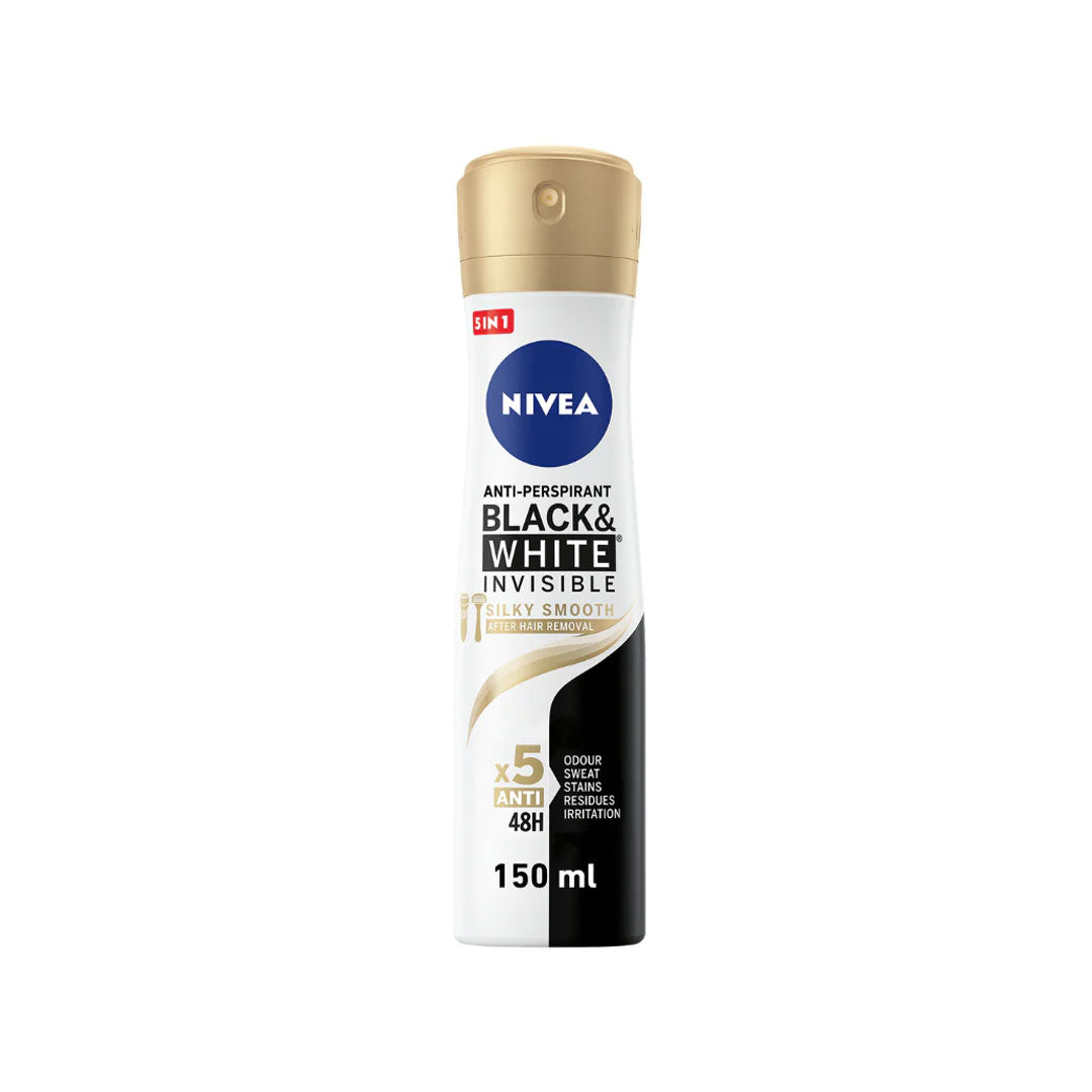 Nivea Women Black & White Invisible Silky Smooth Deo Spray 150ml