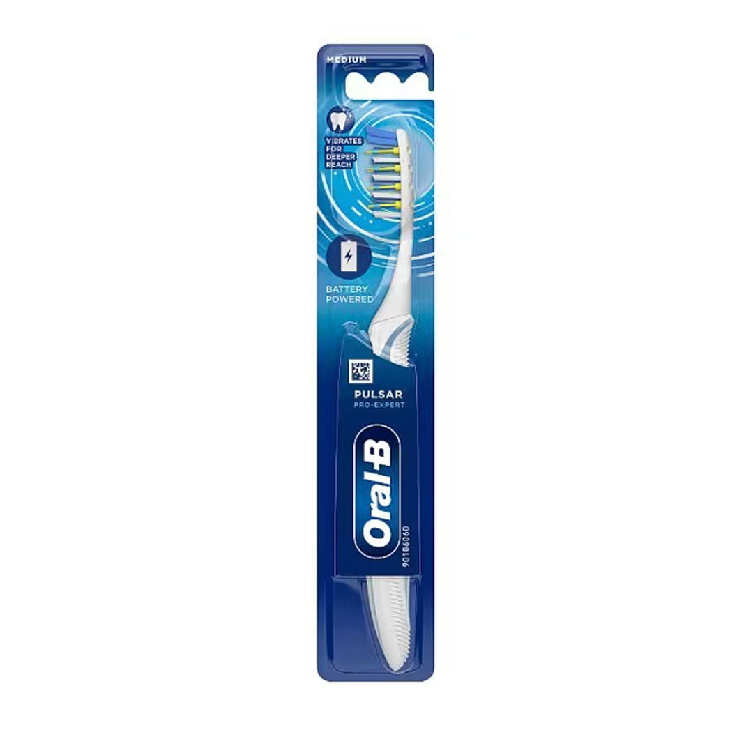 Oral B Pulsar Pro-Expert 35 Medium Battery Toothbrush 1'S