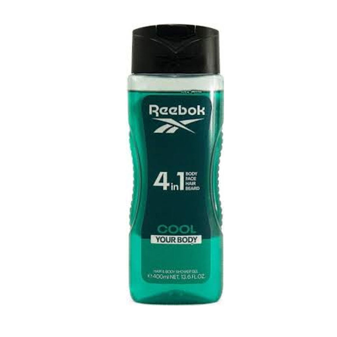 Reebok Men 4 In 1 Cool Your Body Shower Gel 400ml