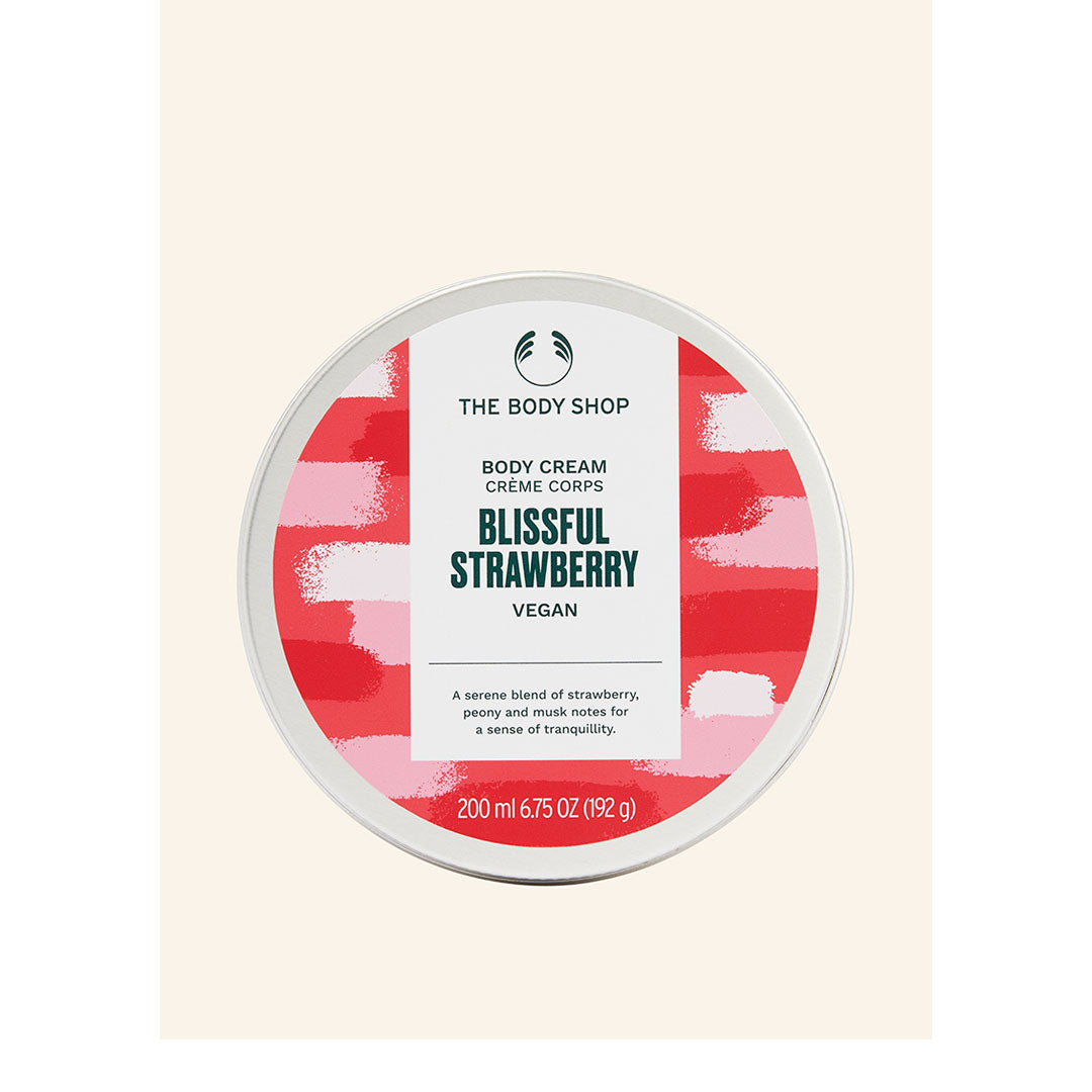 The Body Shop Body Blissful Strawberry Cream 200ml